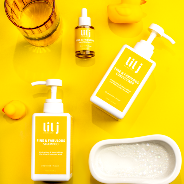 Lil J Fine & Fabulous 3-step haircare system for fine hair