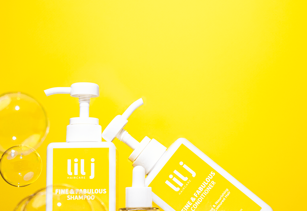 Lil J Fine & Fabulous 3-step system for Fine, delicate or colour-treated hair