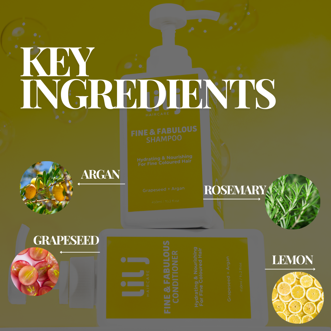 Key botanical ingredients in the Lil J Fine & Fabulous System