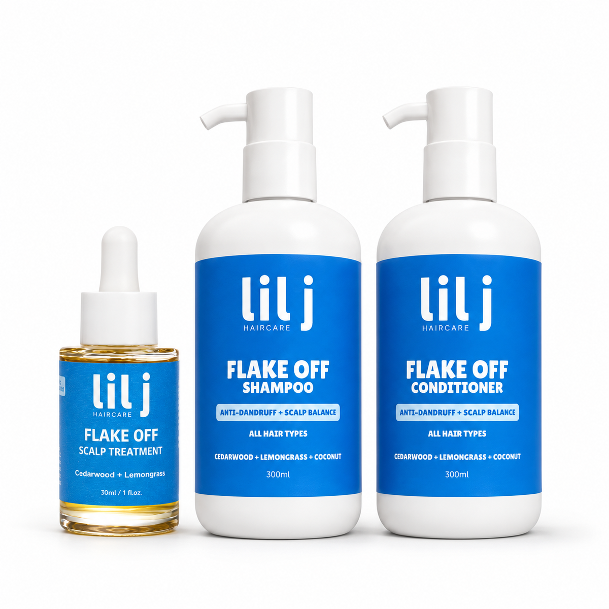Lil J Haircare Flake Off System for Dry and Itchy Scalp